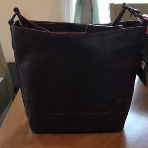 Frye Melissa small hobo Merlot purse